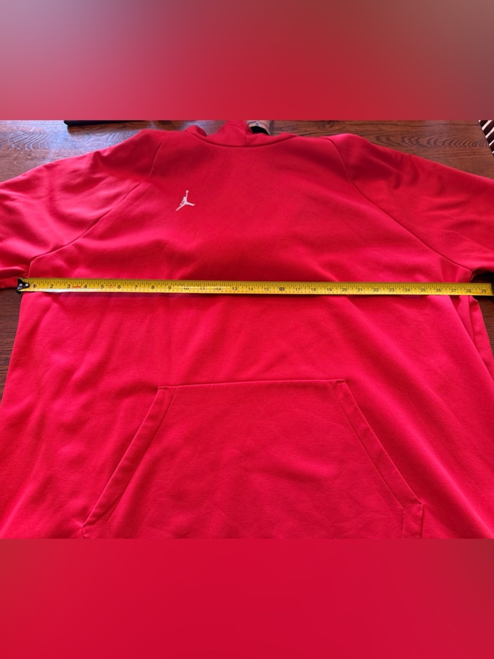 Jordan Jumpman Pullover Hoodie Men's 4XL Gym Red Fleece Lined Polyester - Picture 5 of 7
